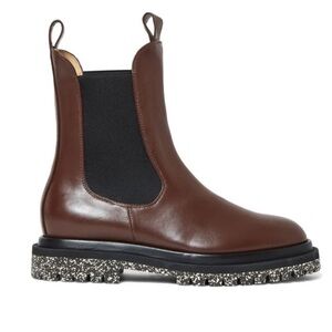 Dear Frances Tony Lug Sole Boot Brown Speckle Size 37.5